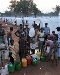Sri Lanka IDPs (file photo)