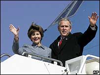 جورج بوش و لورا بوش