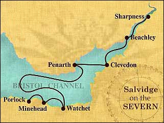 Map of the Bristol Channel