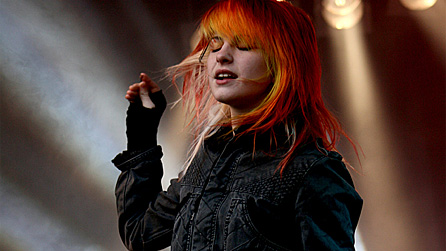 Paramore playing live. Photo: James McLaren