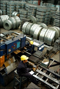 Một cơ sở sản xuất thép tại Nội Bài Hà Nội