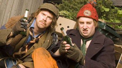 Robert and David as Sir Digby and Ginger