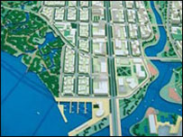 Sơ đồ dự án đại lộ Đông - Tây