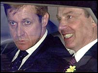 Tony Blair a Alastair Campbell
