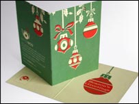 send:eco Christmas card