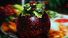Photograph of Christmas pudding