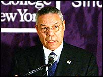 کولن پاول نے امید ظاہر کی کہ امن کے لیے مزید اقدامات کئے جائیں گے