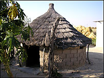 Usedlost Owambů, tzv. kraal