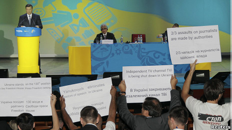 Протест журналистов