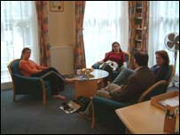 Các cô sinh viên người Mỹ của trường