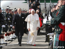 Duque de Edimburgo e papa Bento 16