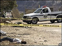 Vítima de assassinato em Tijuana (04/10)