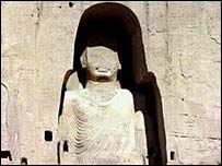 Bamiyan'daki dev Buda heykeli 