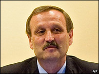 Cựu lãnh đạo Serbia Milan Martic 