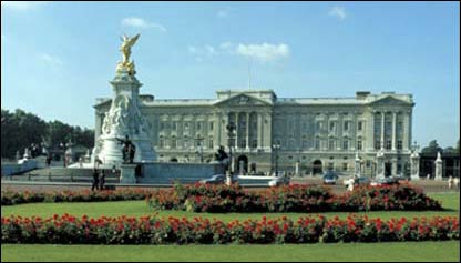 Buckingham Palace, in London, UK