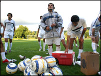 تمرينات تيم فوتبال ايران در بيشام ابی، انگلستان