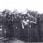 Outside Dunkirk early morning 8th May 1945 on receiving signal that hostilities will cease at one minute past midnight