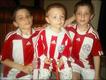Raúl, Santi y Marcelo, niños que animan a Paraguay.