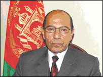 د افغانستان د اطلاعاتو او کلتور وزير سيد مخدوم رهين 