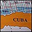 Mapa da costa cubana