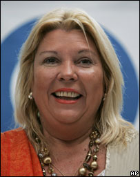Elisa Carrió, candidata à Presidência da Argentina