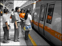 Foto de divulgação: Metrô de Pequim 