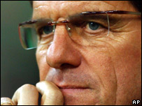 England manager Fabio Capello