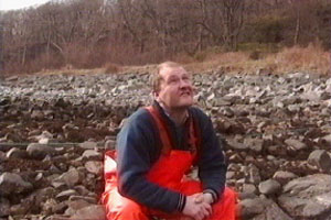 Ian enjoys the still waters