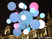 Christmas lights on Regent Street