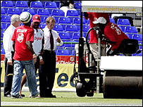 मैदान का निरीक्षण