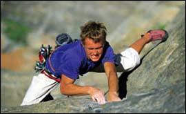 Leo Houlding in action