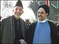 خاتمی و کرزی