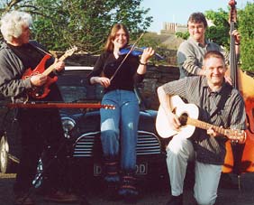 Dick Levens: electric mandolin, Fiona Driver: fiddle, Steve Cameron: Bass, Duncan Mclean: lead guitar