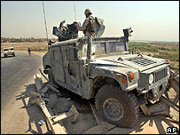 Tanque americano no Iraque