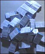 pile of steroids