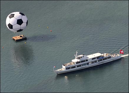 This is the ball that will be balanced on top of the fountain