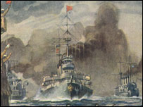 Броненосець "Потьомкін", фрагмент картини В. Бібікова