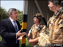 گوردون براون در عراق