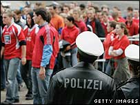 德国警察与球迷