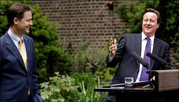 Nick Clegg and David Cameron