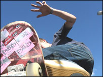 Skateboard: copyright Terry Harris