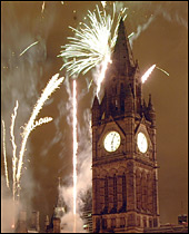 Fireworks in Manchester