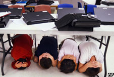 Earthquake drill
