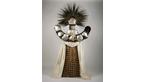 Tahitian mourner's costume