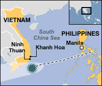 Hiếm khi có bão tràn vào Nam bộ trong tháng Mười Hai như năm nay