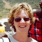 (Left to right) Karen, a Marai Chief and Karen's sister Claire Patterson in Kenya, Sept 2002