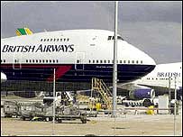 Avião da British Airways