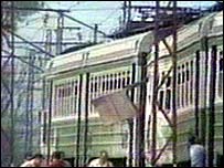 Vagão atingido levava 50 passageiros