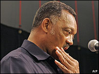 O reverendo Jesse Jackson