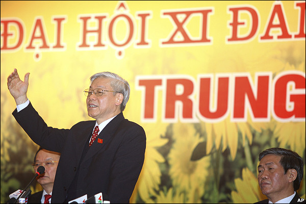Nguyen Phu Trong, new party boss of the Vietnamese Communist Party